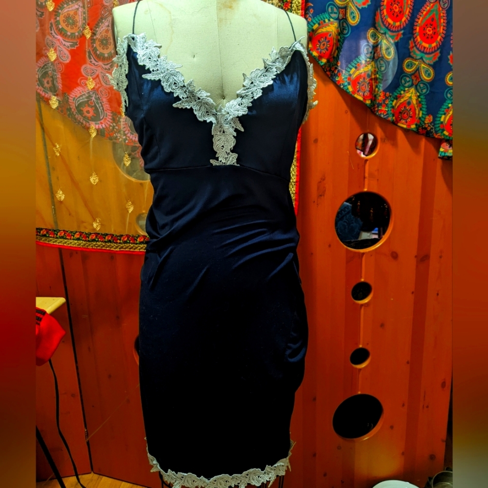 Navy Blue Bodycon Dress